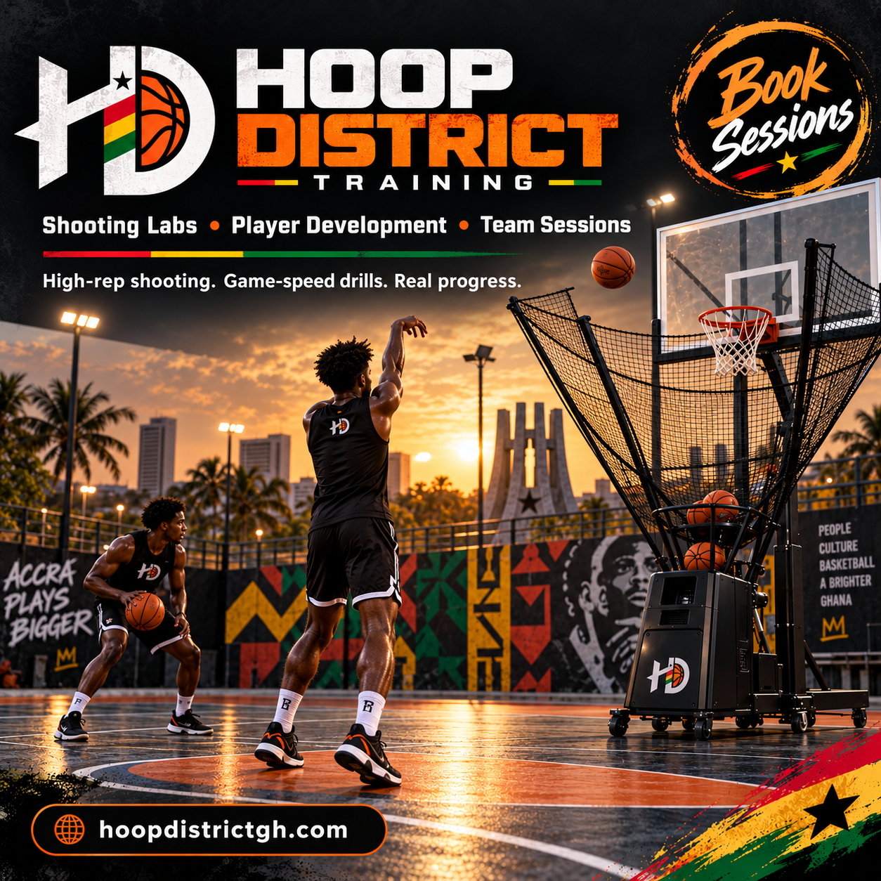 Hoop District Ghana training visual